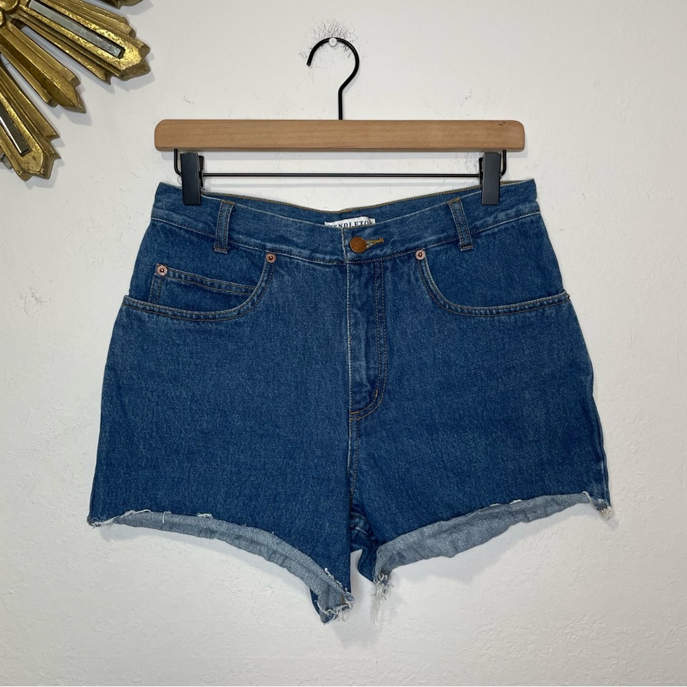 Pendleton Cut Off Denim Shorts